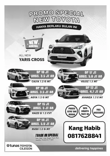 Promo Toyota Cilegon Special Promo Toyota Cilegon Bulan ini